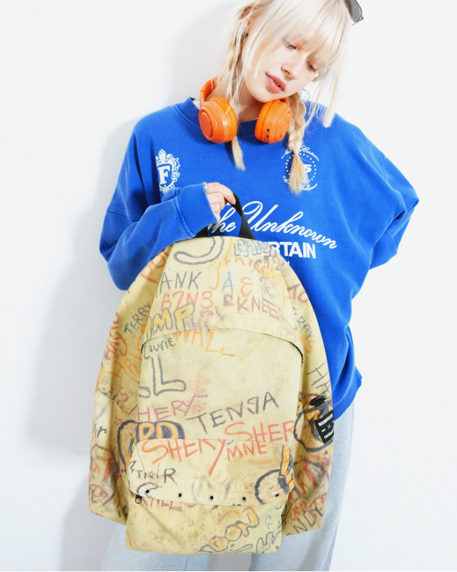 Momogigi Fun Graffiti Lightweight Outdoor Backpack