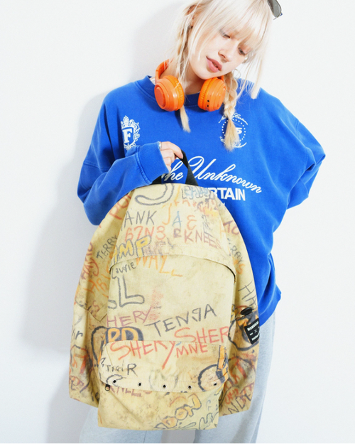 Momogigi Fun Graffiti Lightweight Outdoor Backpack