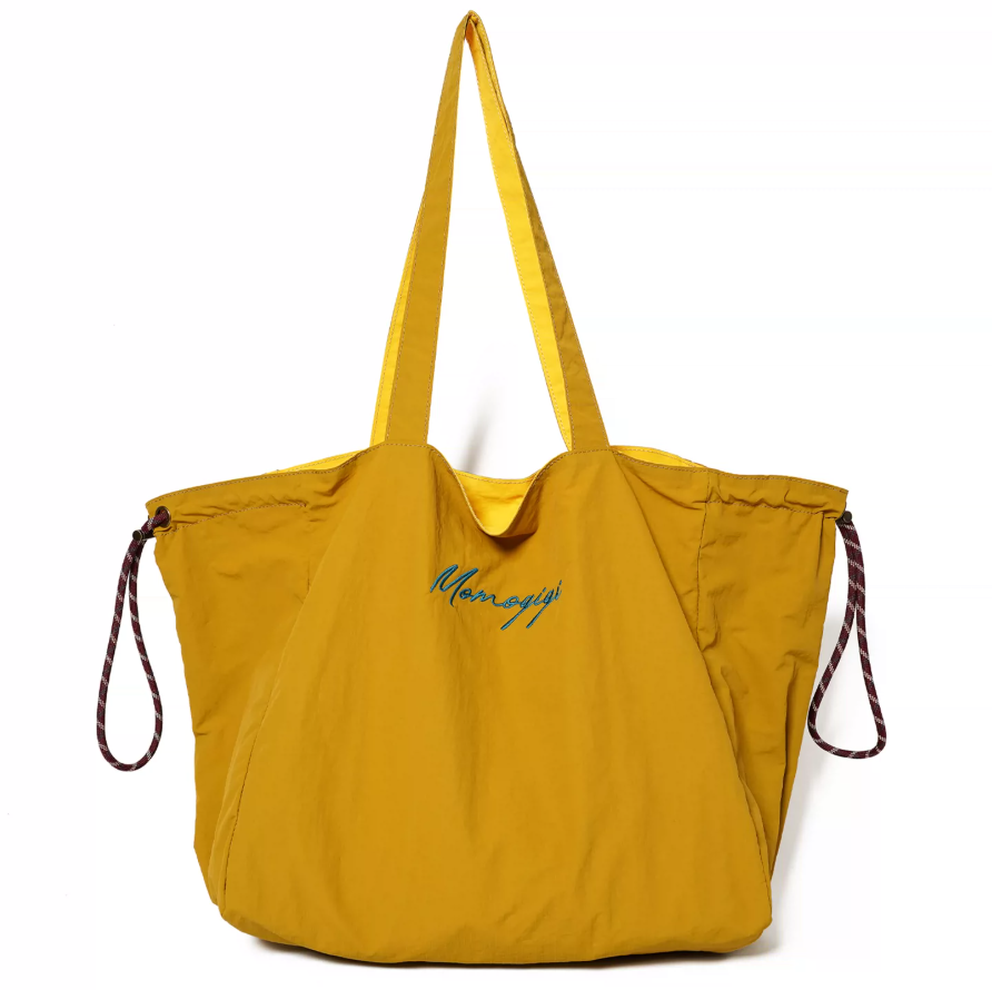 Momogigi Vintage Contrast Nylon Reversible Tote Bag