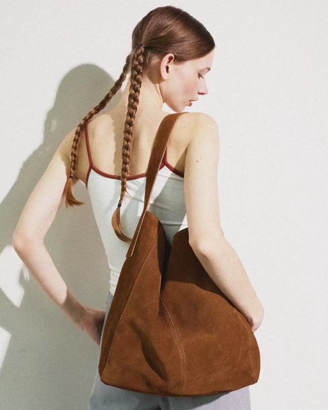 Momogigi Vintage Nubuck Leather Tote Bag