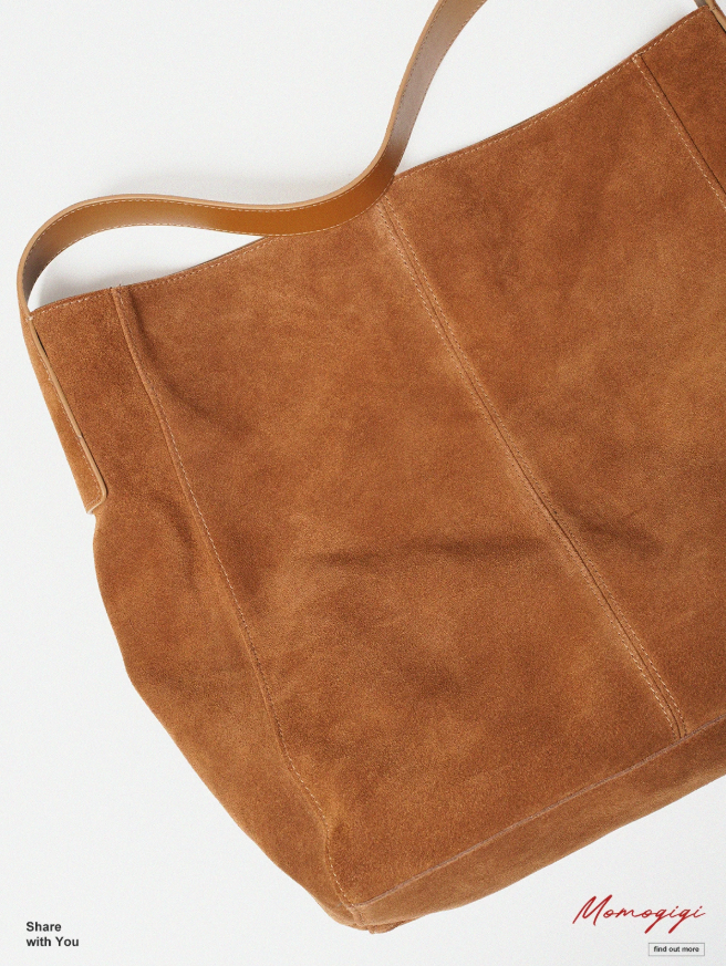 Momogigi Vintage Nubuck Leather Tote Bag