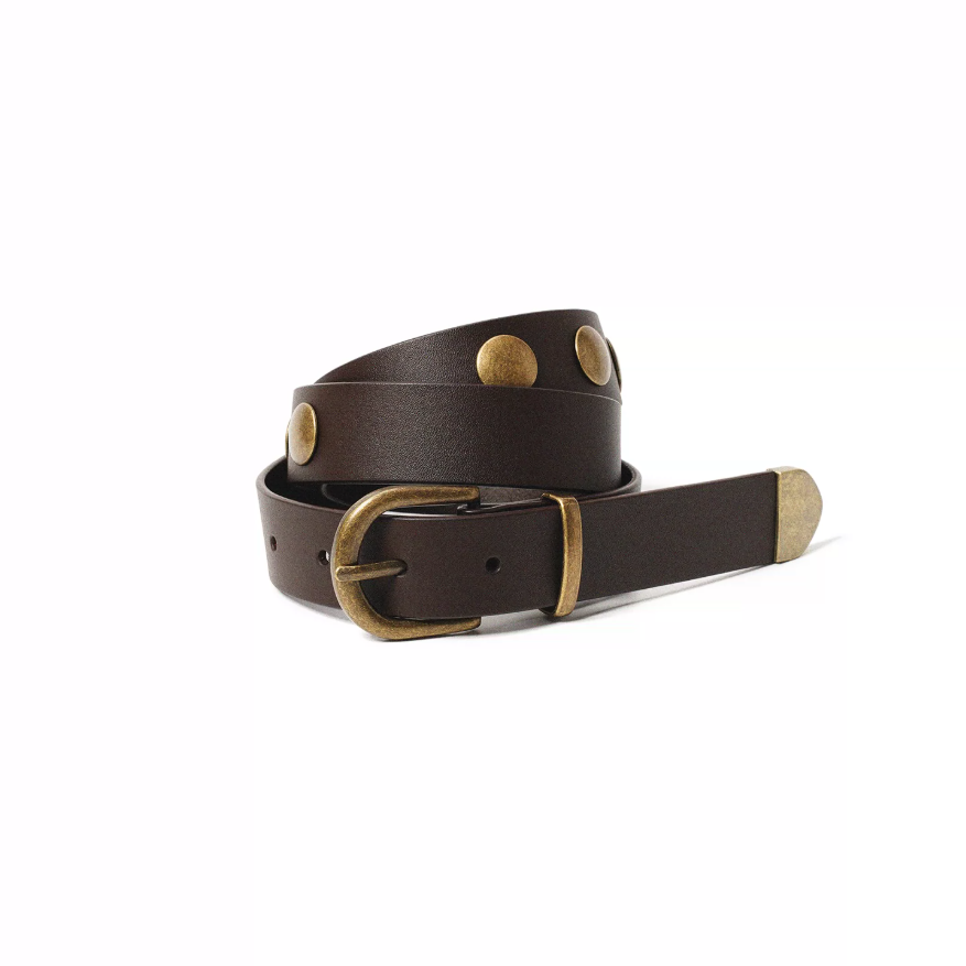Momogigi Unisex Studded Punk Leather Belt