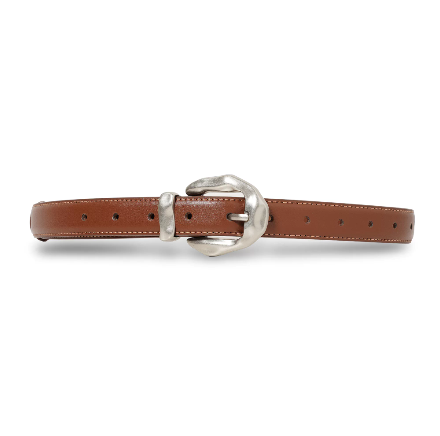 Momogigi Textured Distressed Leather Belt