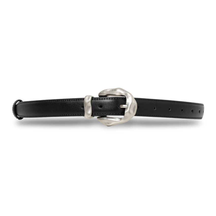 Momogigi Textured Distressed Leather Belt