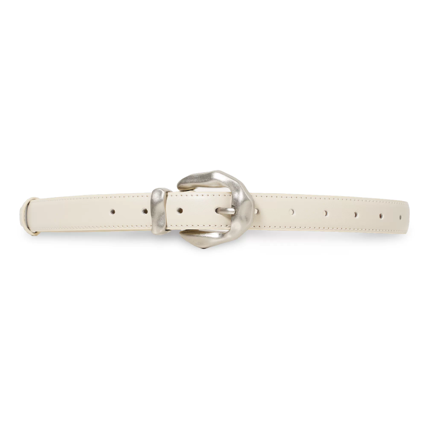 Momogigi Textured Distressed Leather Belt