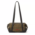 Momogigi Vintage Washed Camo Canvas Underarm Bag