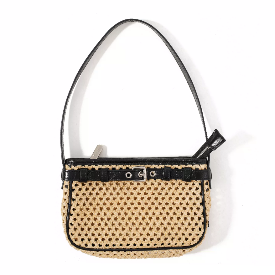 Momogigi Straw Woven Shoulder Bag
