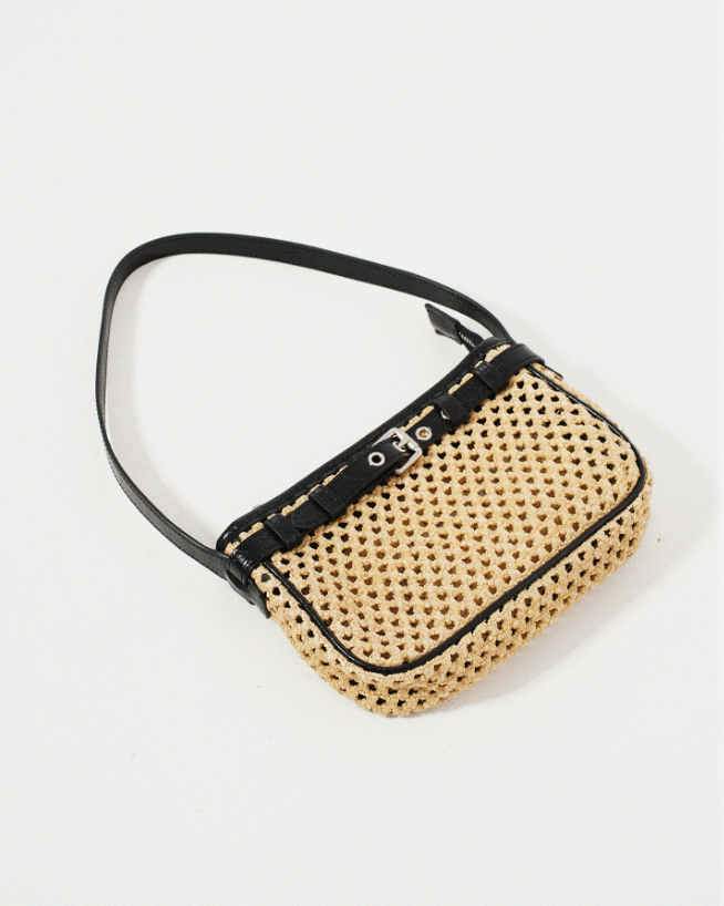Momogigi Straw Woven Shoulder Bag